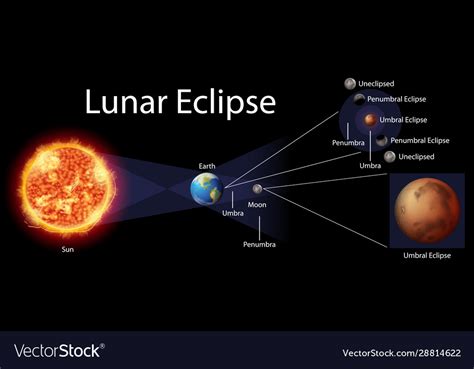 lunar eclipse diagram labeled.
